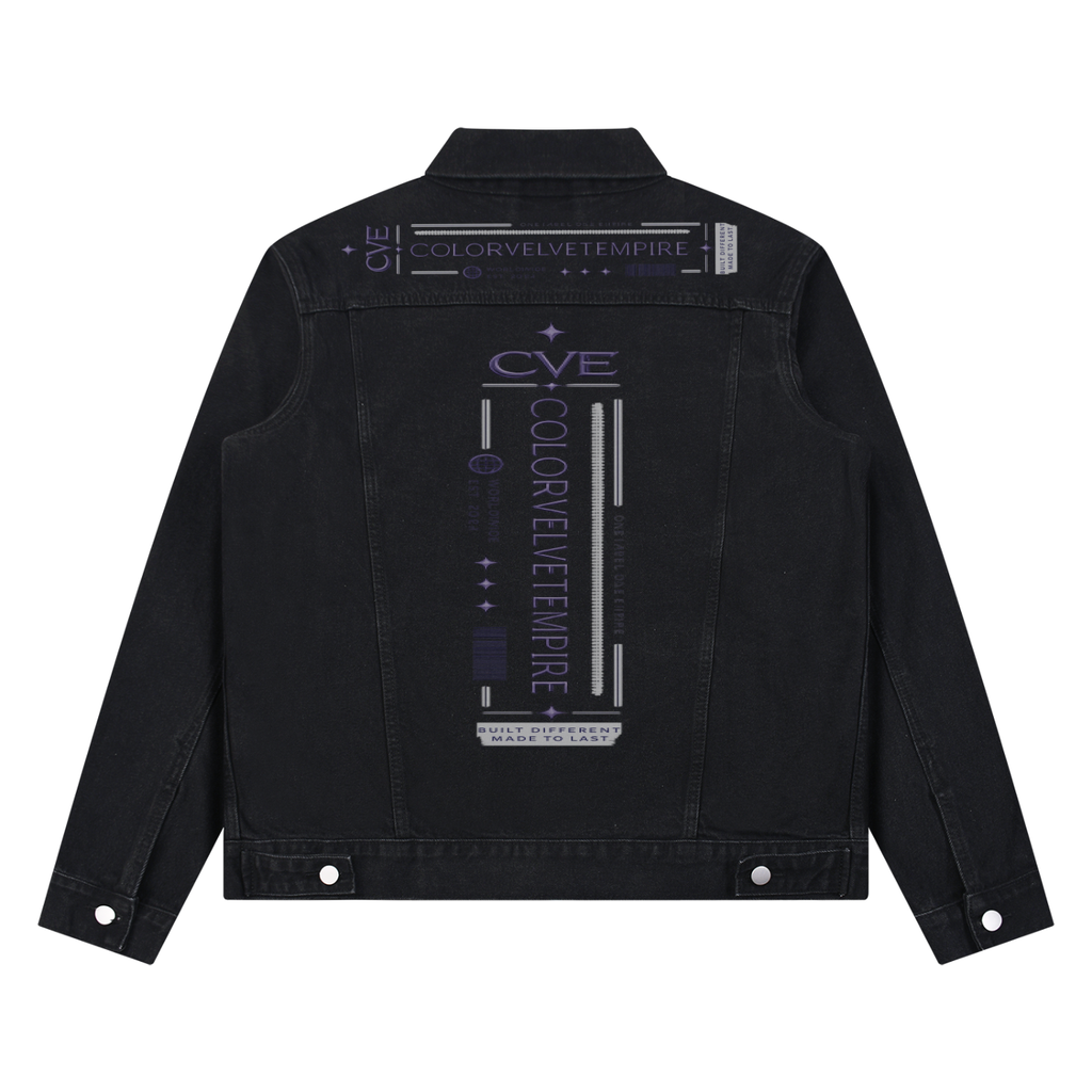 Unisex Vintage Wash Denim Jacket