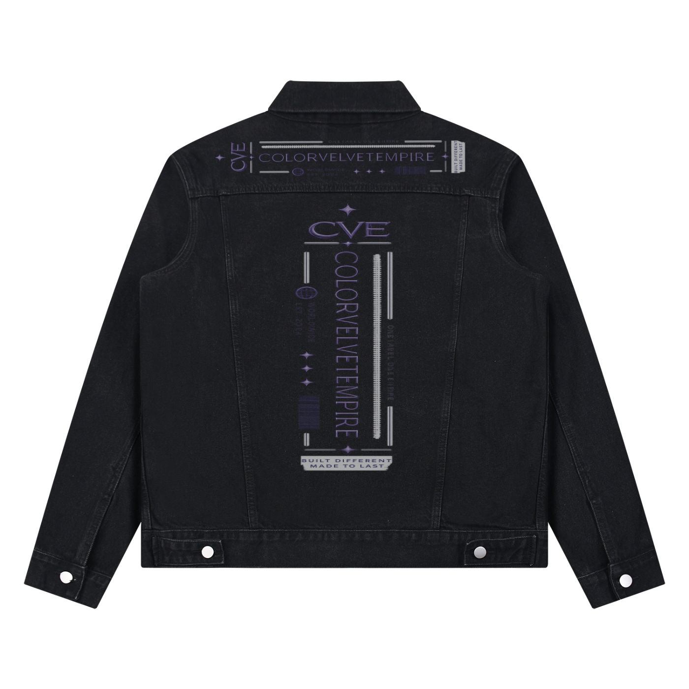 Unisex Vintage Wash Denim Jacket