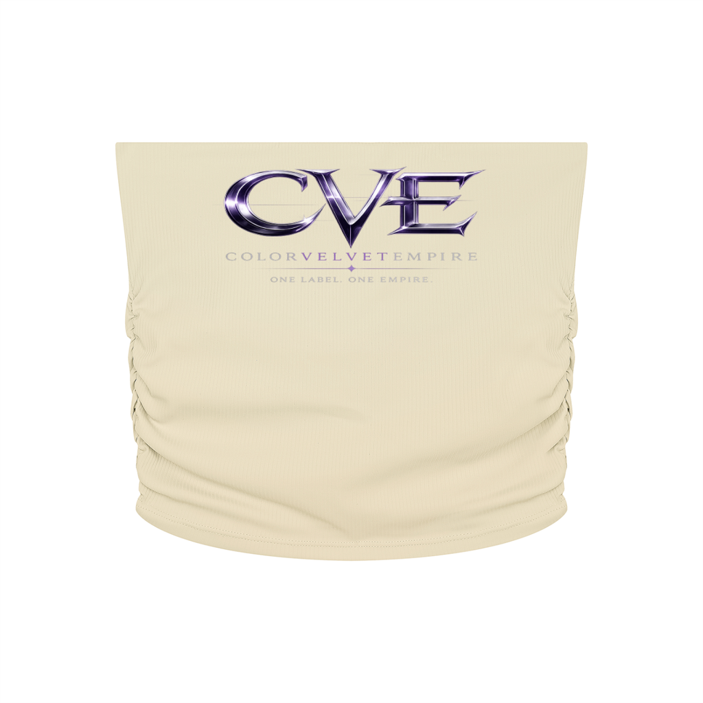 Women’s Ruched Cropped Yoga Tube Top