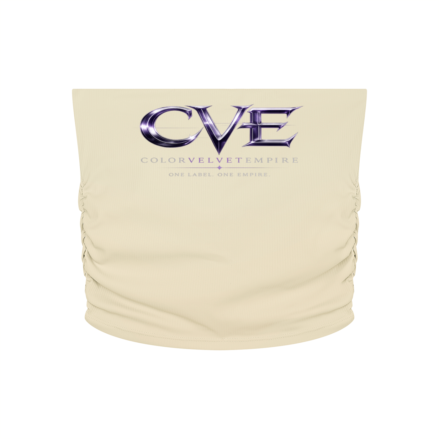 Women’s Ruched Cropped Yoga Tube Top