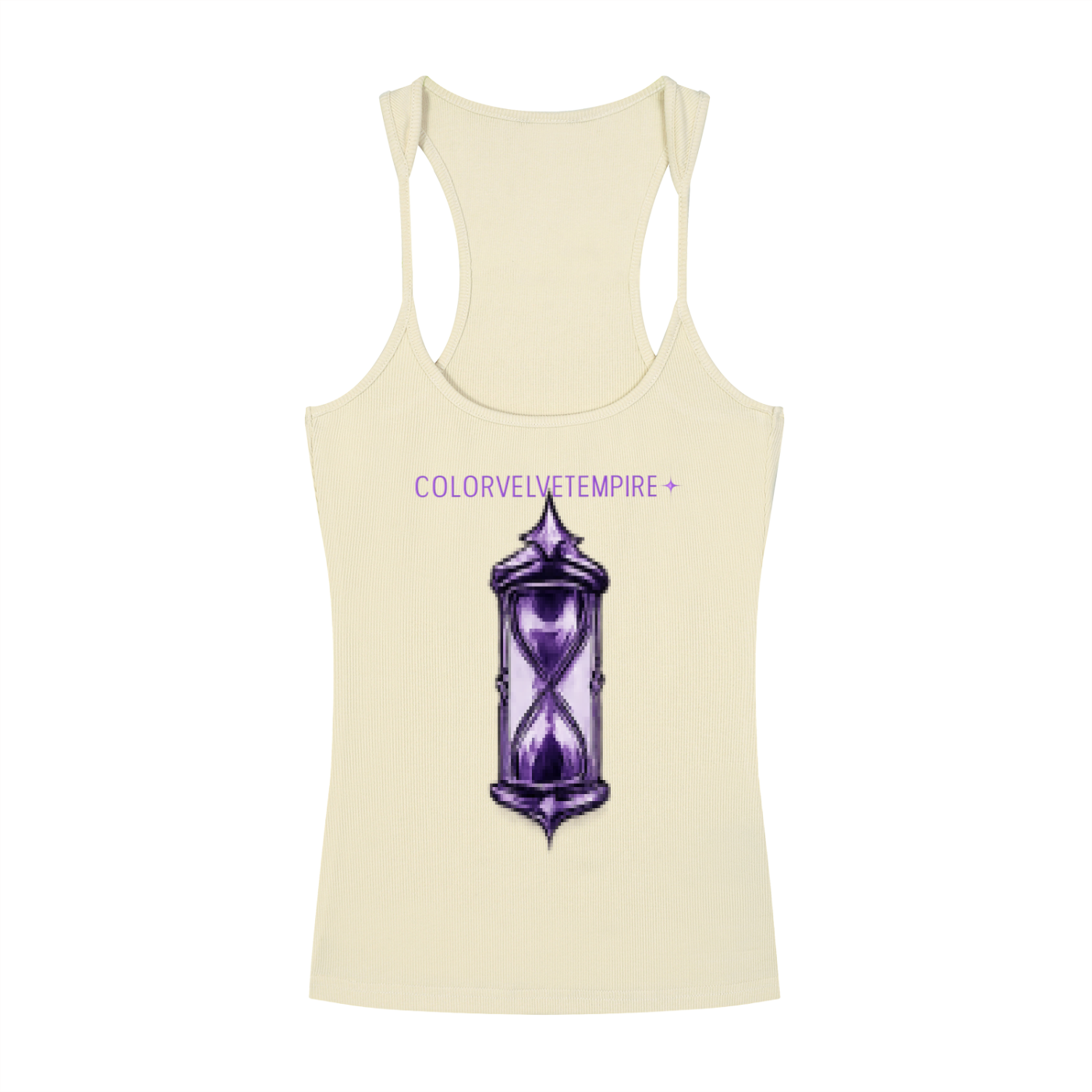 Slim Fit Ribbed Racerback Tank Top