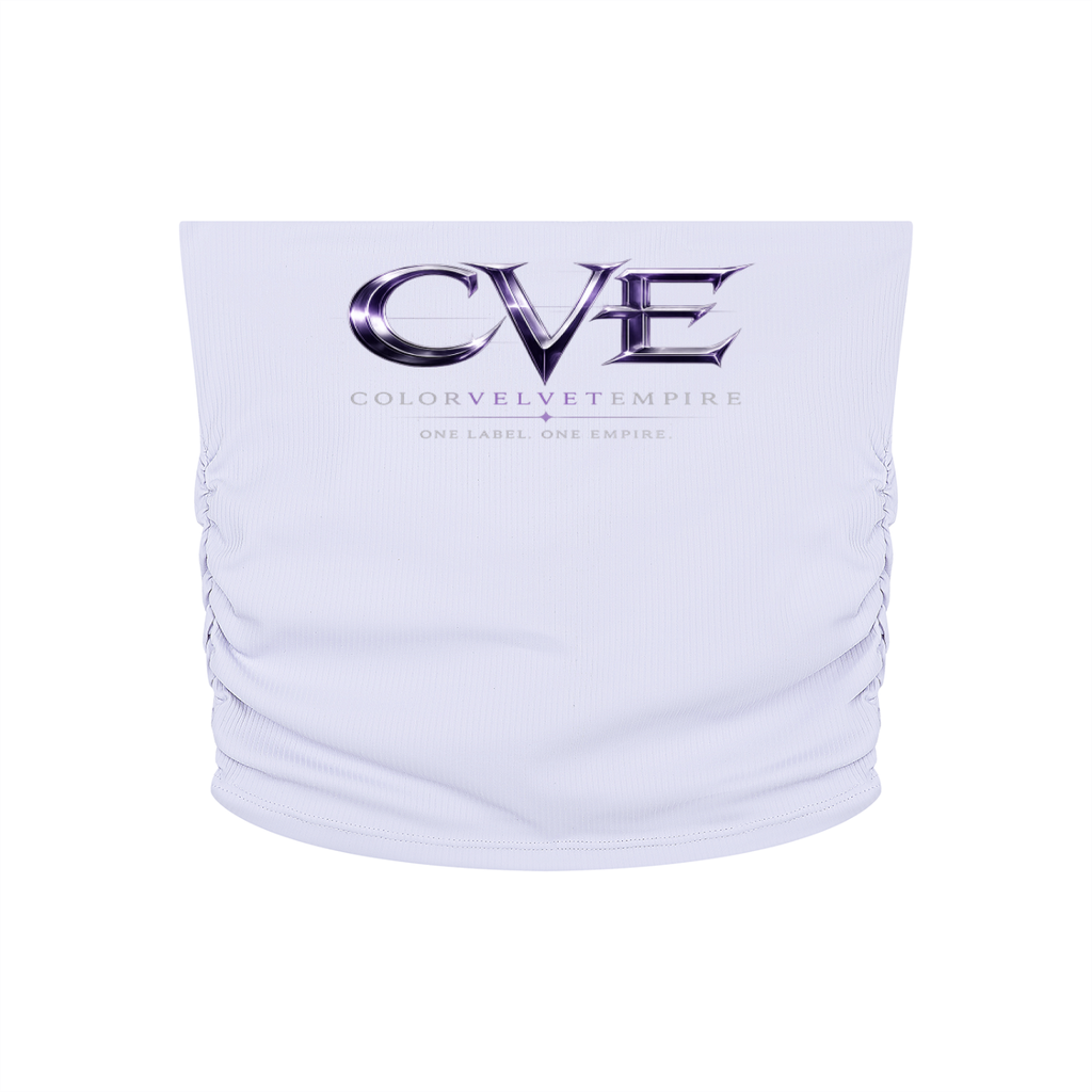Women’s Ruched Cropped Yoga Tube Top
