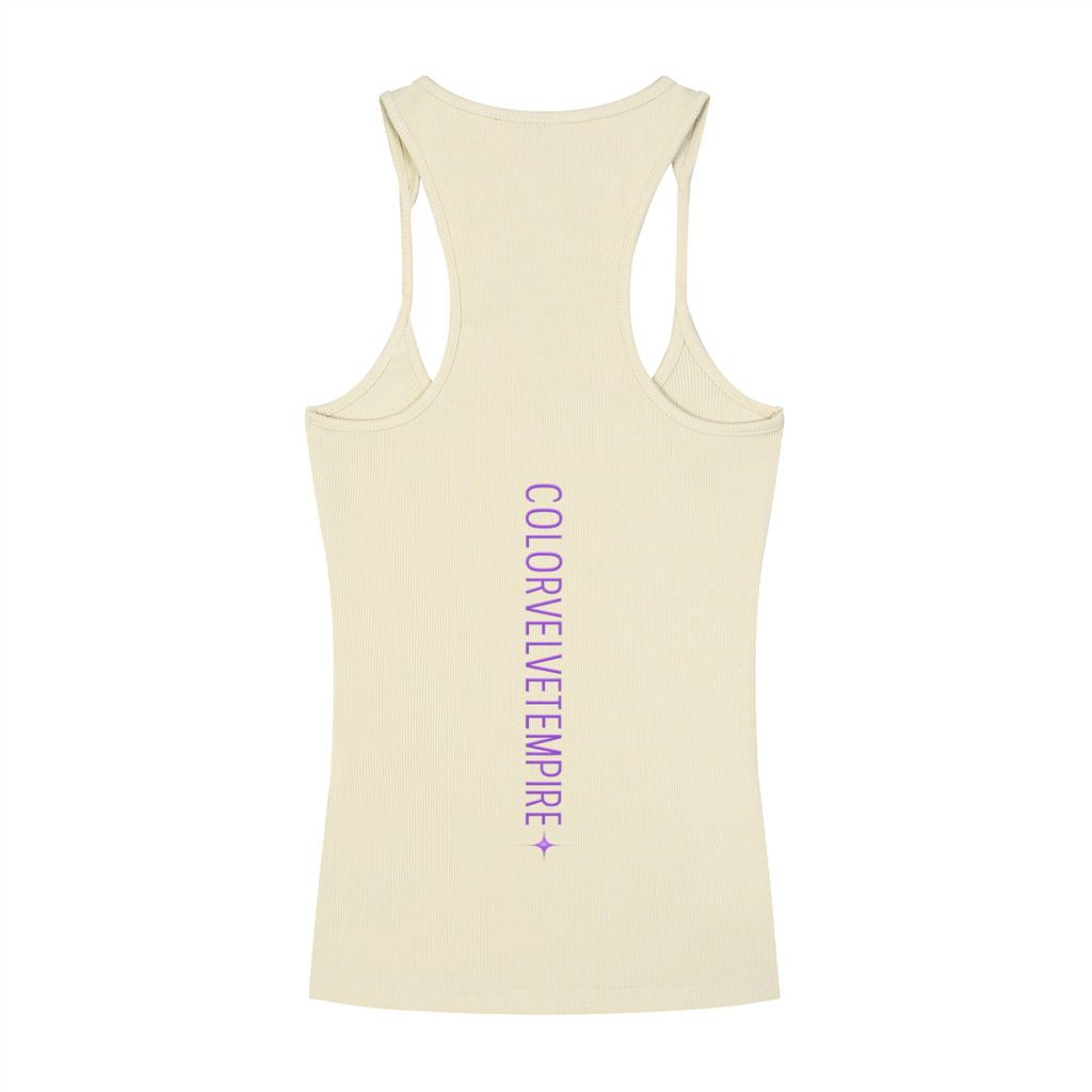 Slim Fit Ribbed Racerback Tank Top