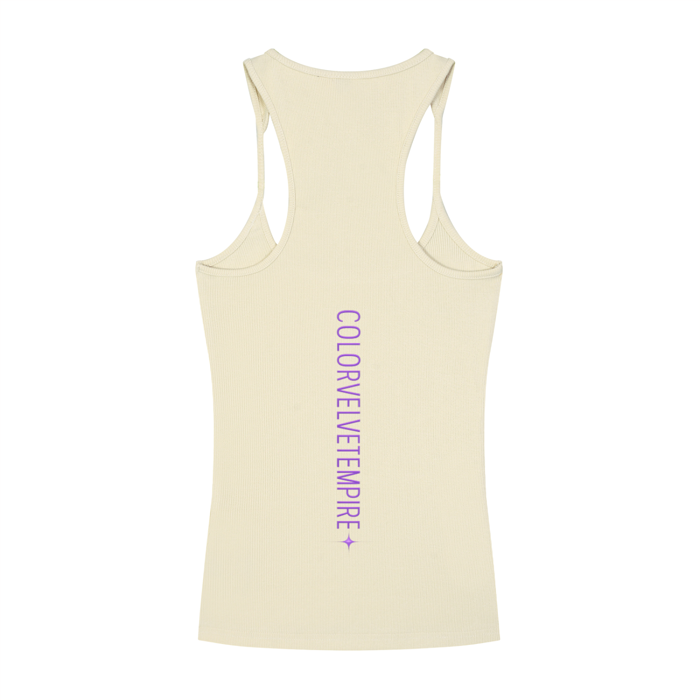 Slim Fit Ribbed Racerback Tank Top