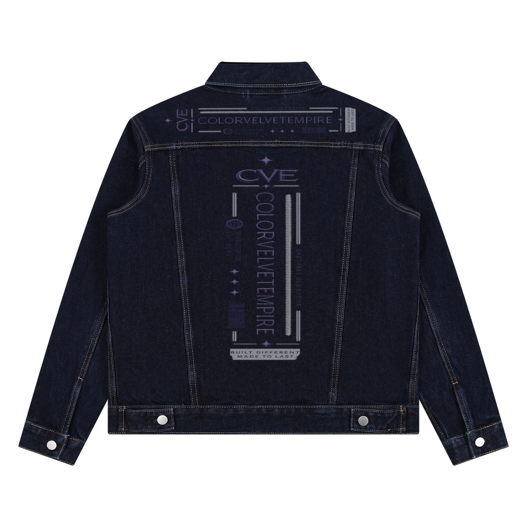 Unisex Vintage Wash Denim Jacket