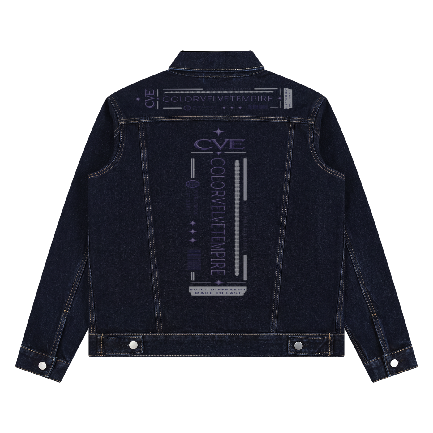 Unisex Vintage Wash Denim Jacket